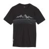 Icebreaker Mens Merino Tech Lite Short Sleeve Crewe Approach Black 2XL -Cheap Icebreaker Shop 80665 1