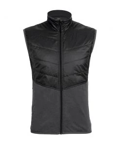 Icebreaker MerinoLOFT Ellipse Mens Vest Monsoon/Black 2XL