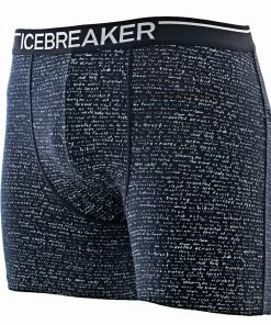 Icebreaker Mens Anatomica Boxers Windstorm Stealth/Snow XL -Cheap Icebreaker Shop 97851 04 n y 4