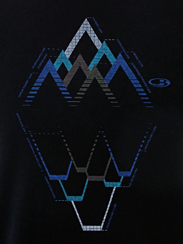 Icebreaker Mens Tech Lite Crewe Shirt Caps And Chasms M 4 Icebreaker Mens Tech Lite Crewe Shirt Caps And Chasms M - Image 2