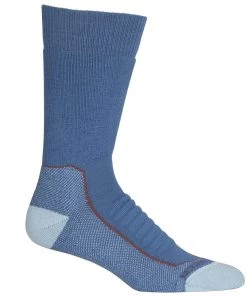 Icebreaker Merino Hike+ Heavy Crew Mens Socks Blue