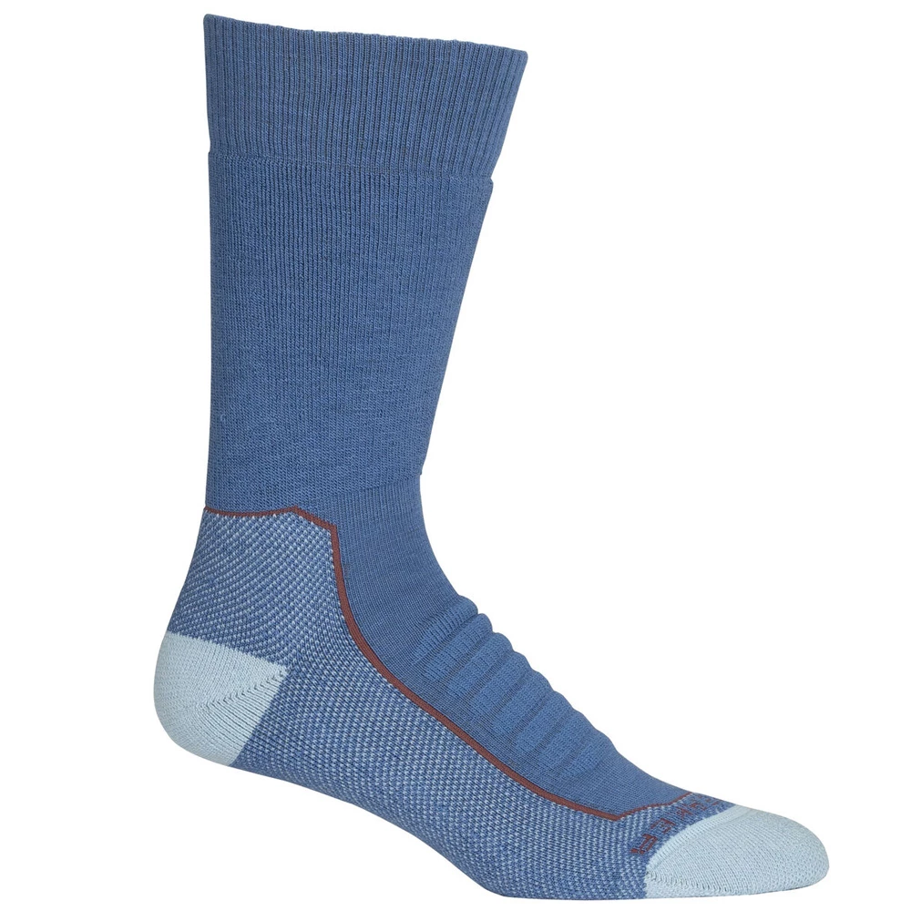Icebreaker Merino Hike+ Heavy Crew Mens Socks Blue 3 Icebreaker Merino Hike+ Heavy Crew Mens Socks Blue