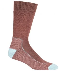 Icebreaker Merino Hike+ Medium Crew Mens Socks Red