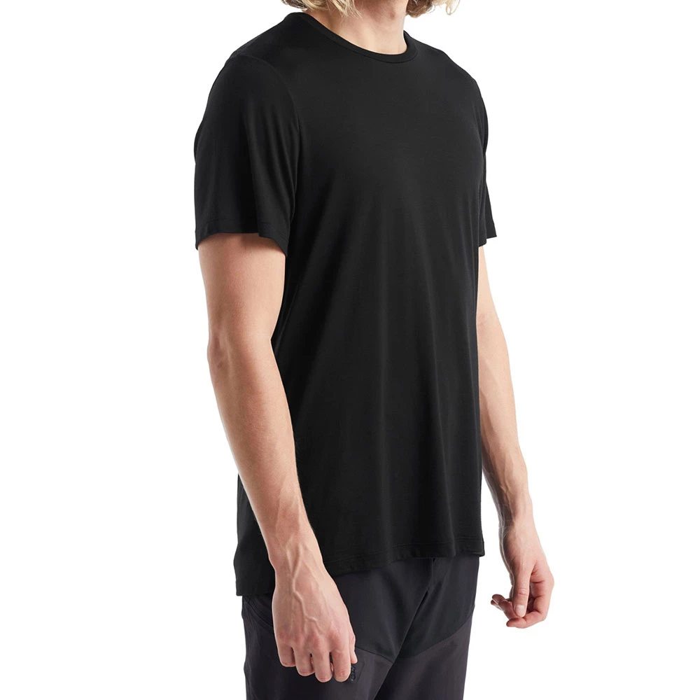 Icebreaker Merino Hybrid Sphere II Mens T-Shirt Black 6 Icebreaker Merino Hybrid Sphere II Mens T-Shirt Black - Image 4
