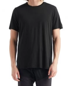 Icebreaker Merino Hybrid Sphere II Mens T-Shirt Black