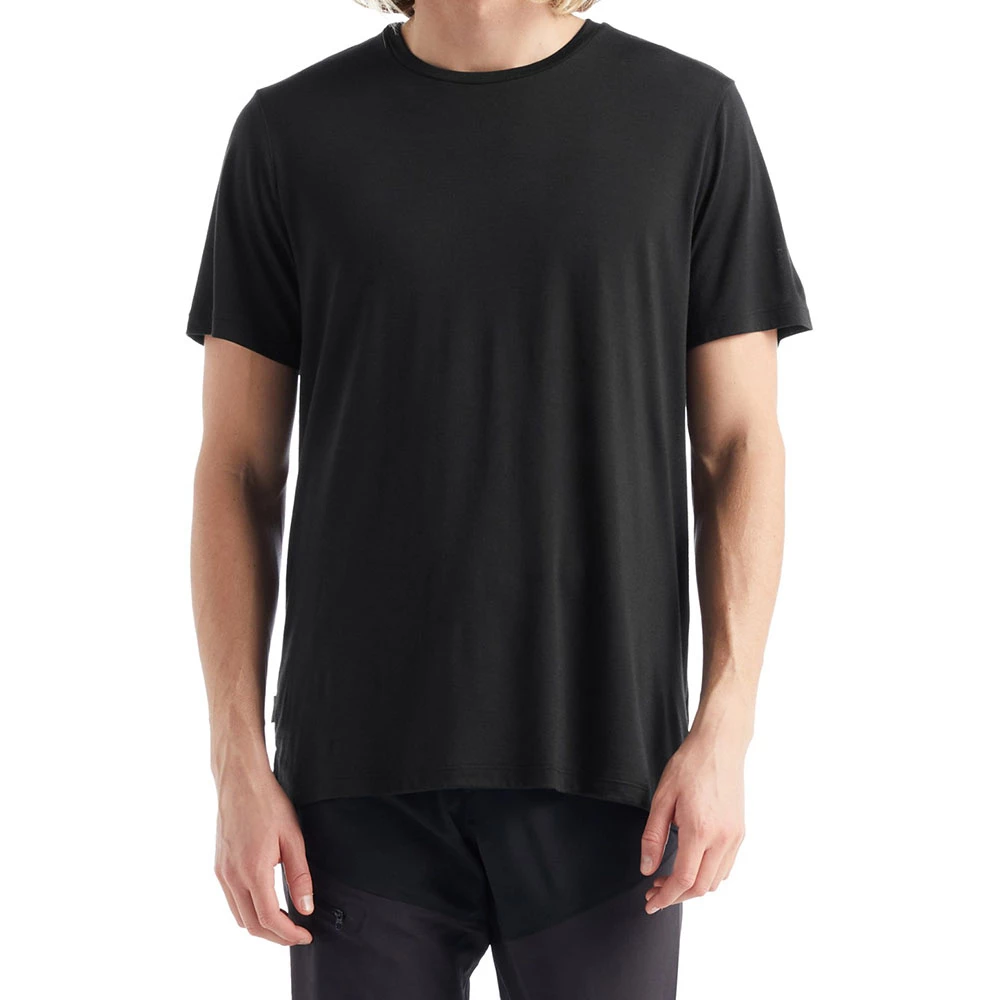 Icebreaker Merino Hybrid Sphere II Mens T-Shirt Black 3 Icebreaker Merino Hybrid Sphere II Mens T-Shirt Black