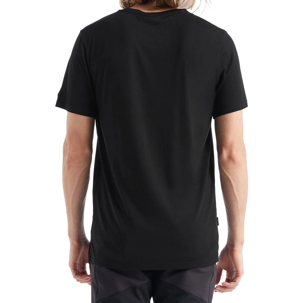 Icebreaker Merino Hybrid Sphere II Mens T-Shirt Black 5 Icebreaker Merino Hybrid Sphere II Mens T-Shirt Black - Image 3