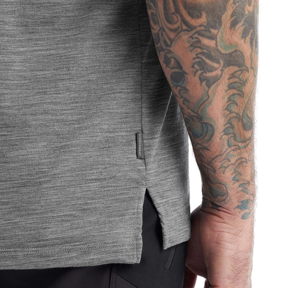 Icebreaker Merino Hybrid Sphere II Mens T-Shirt Grey 7 Icebreaker Merino Hybrid Sphere II Mens T-Shirt Grey - Image 5