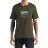 Icebreaker Merino Tech Lite II Mens T-Shirt Trailhead Olive -Cheap Icebreaker Shop ib0a56cn069 2