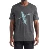 Icebreaker Merino Tech Lite II Mens T-Shirt Paddle Lines Grey -Cheap Icebreaker Shop ib0a56cy004 2