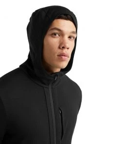 Icebreaker Merino Quantum III Mens LS Zip Hoodie Black XL 13 Icebreaker Merino Quantum III Mens LS Zip Hoodie Black XL -Cheap Icebreaker Shop ib0a59jx001l 5 1