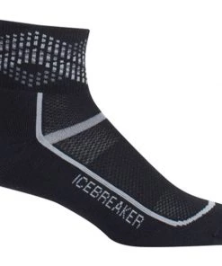 Icebreaker Mens Merino Multisport Light Mini Socks Black L