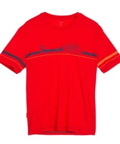 Icebreaker Merino Tech Lite Mens T-Shirt Road To River Rocket XL