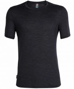 Icebreaker Merino Hybrid Sphere Mens T-Shirt Black