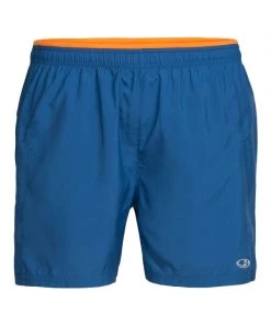 Icebreaker Mens Cool-Lite Strike Lite Shorts Sea Blue/Koi 2XL