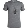 Icebreaker Merino Tech Lite Mens T-Shirt Bear Lift Gritstone Heather 2XL -Cheap Icebreaker Shop tech lite bearlift 4