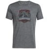 Icebreaker Merino Tech Lite Mens T-Shirt Everest Crest Gritstone Heather 2XL -Cheap Icebreaker Shop tech lite everest grey 3