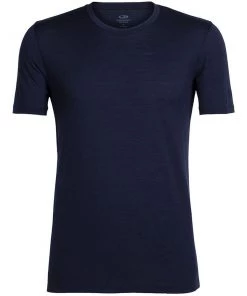 Icebreaker Merino Tech Lite Mens T-Shirt Navy