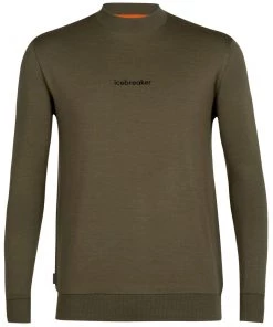 Icebreaker Trailscape Mens LS Sweatshirt Pure Heights Loden